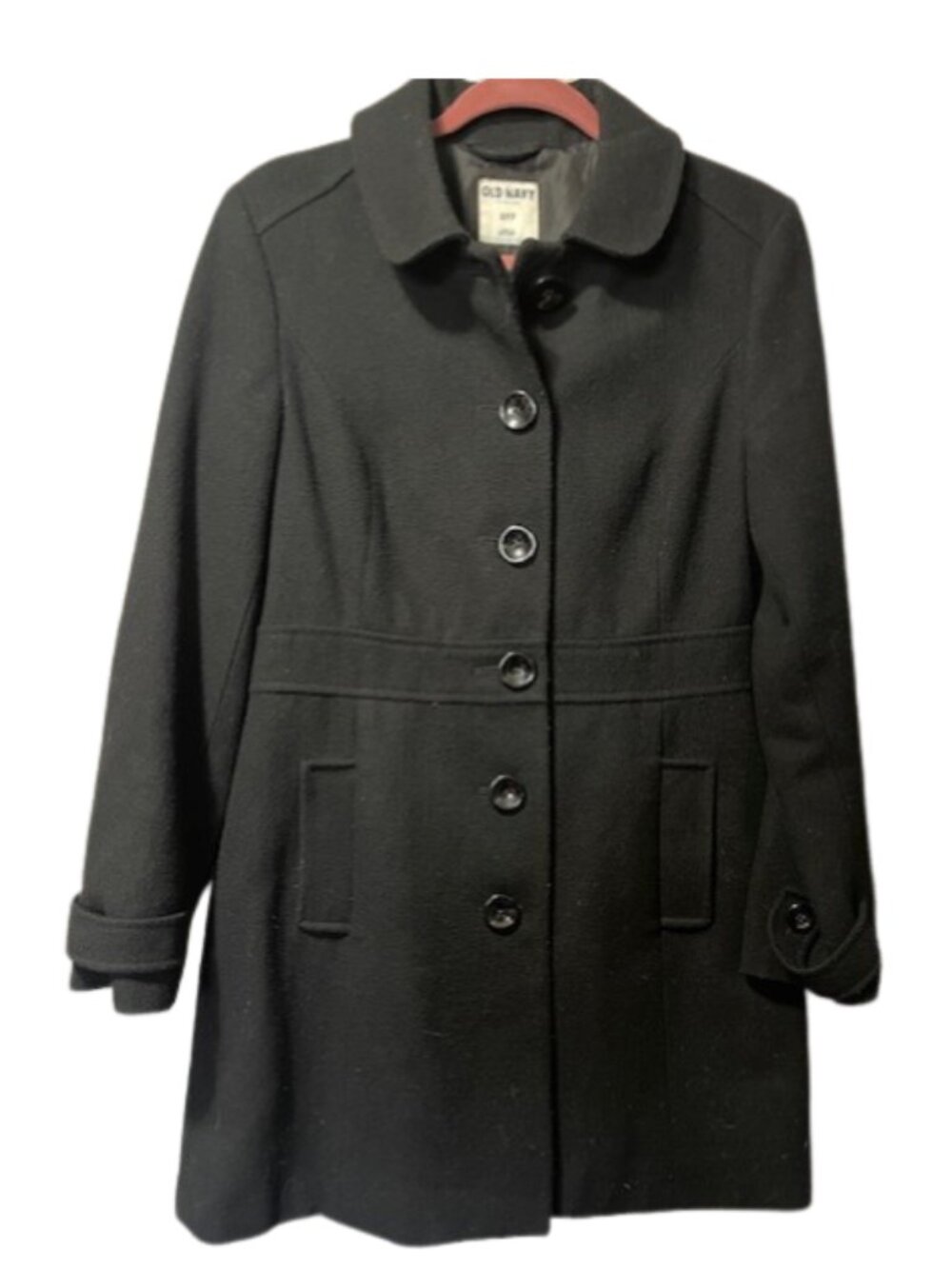 LADIES OLD NAVY BUTTON UP COAT SIZE S